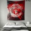 Man Utd C Wall Hanging Printed Fabric Blanket Decorative Tapestries for Bedroom Living Room Home Decor