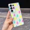 Colorful Raindrops and Lines Phone Case for Samsung Galaxy S26 S25 S24 S23 S22 S21 S20 FE Plus Lucency TPU Protection Cover