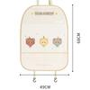 Cartoon Car Seat Back Protector Waterproof Car Anti Kick Protector Back Seat Protector Kids With Bags Pvc Car Anti Kick Mat