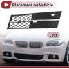 Fog Light Grill Front Lower Bumper Fog Light Cover Inserts for BMW 528i 2011-2013 ABS No.51117200699 Black