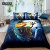 Home Living Luxury 3d Halloween Skeleton Bedding Set Duvet Cover Set Pillowcase Kids Bedding Set Queen and King EUUSAUUK Size