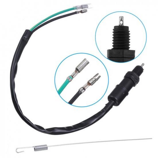 2X For Honda Yamaha ATV Motorcycle Rear Brake Stop Light Switch Spring Universal