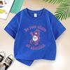 NEW Bears Childrens Clothing Summer Pure Cotton Tshirts for Boys and Girls Fun Cartoon Style Versatile Shortsleeved Tops