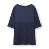 SofT CoTTon Blend TexTure Division ShorT Sleeve KniT T shirT