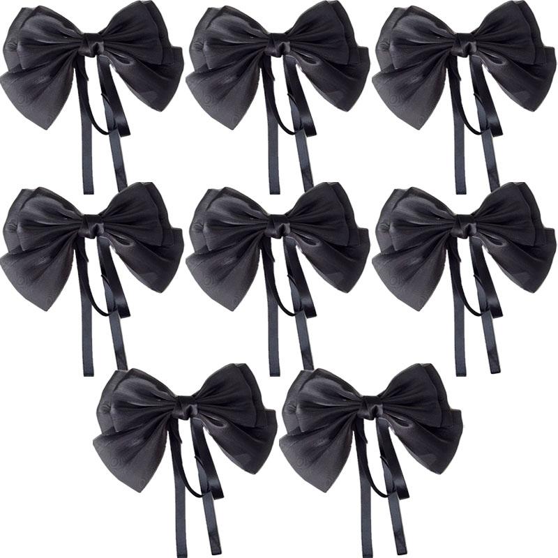 Mermaid Ji Pearlescent Satin Bow Hair Clip Women Summer Sweet Ribbon Spring Clip Fairy Hair Accessories