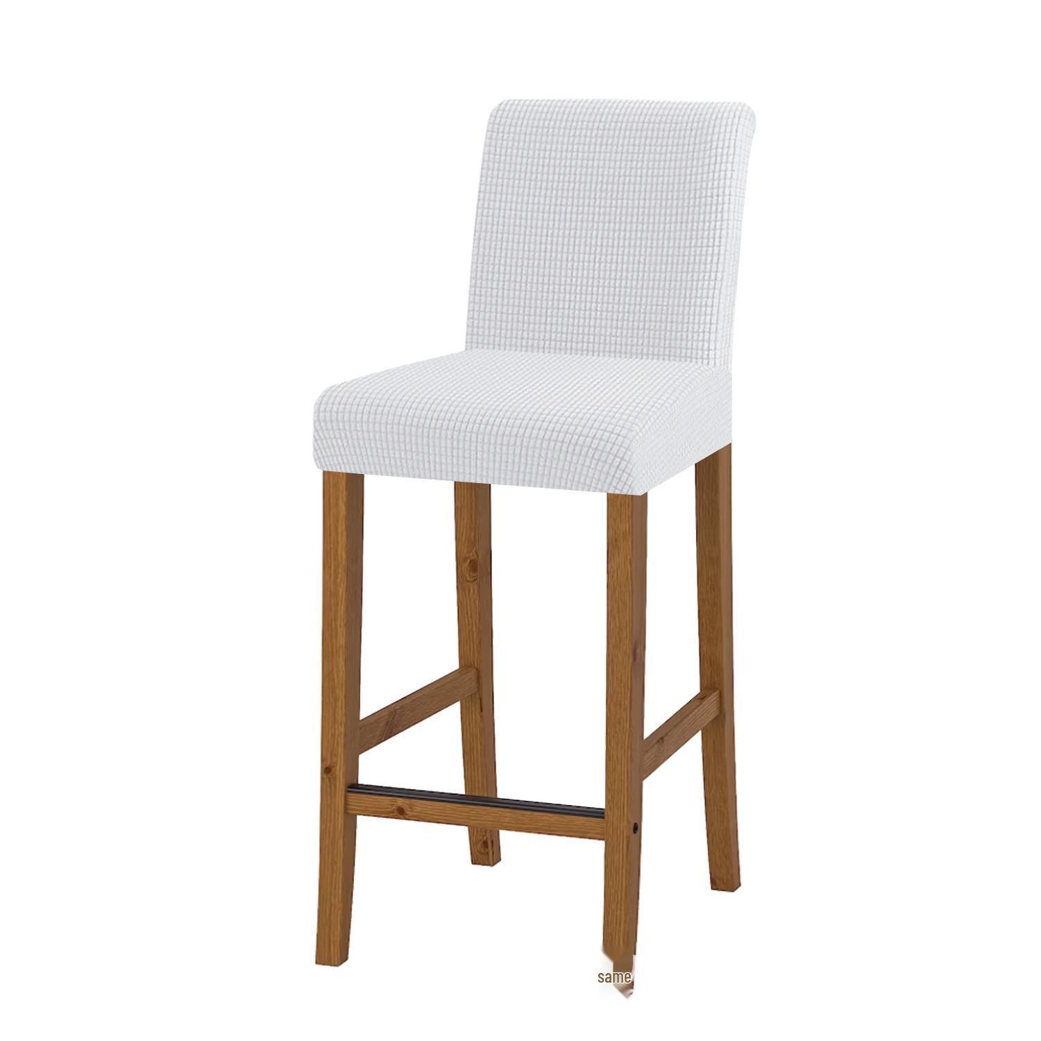 

Утолщенный жаккардовый чехол на обеденный стул из шерпы с рельефным узором «кукурузные зерна», эластичный Low Back Sherpa Fleece Chair Cover Model 03