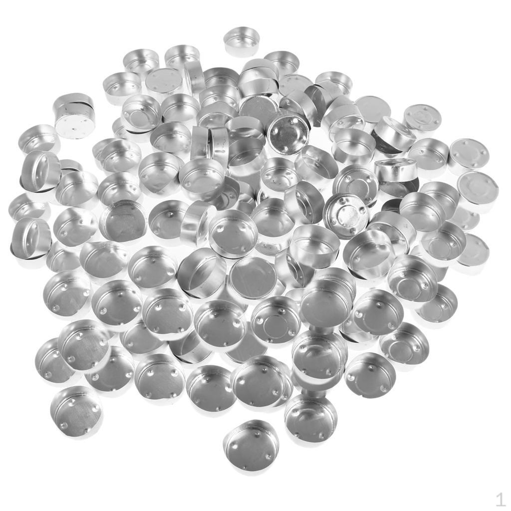 200 Aluminum Tealight Box Tins DIY Candles Making Supplies