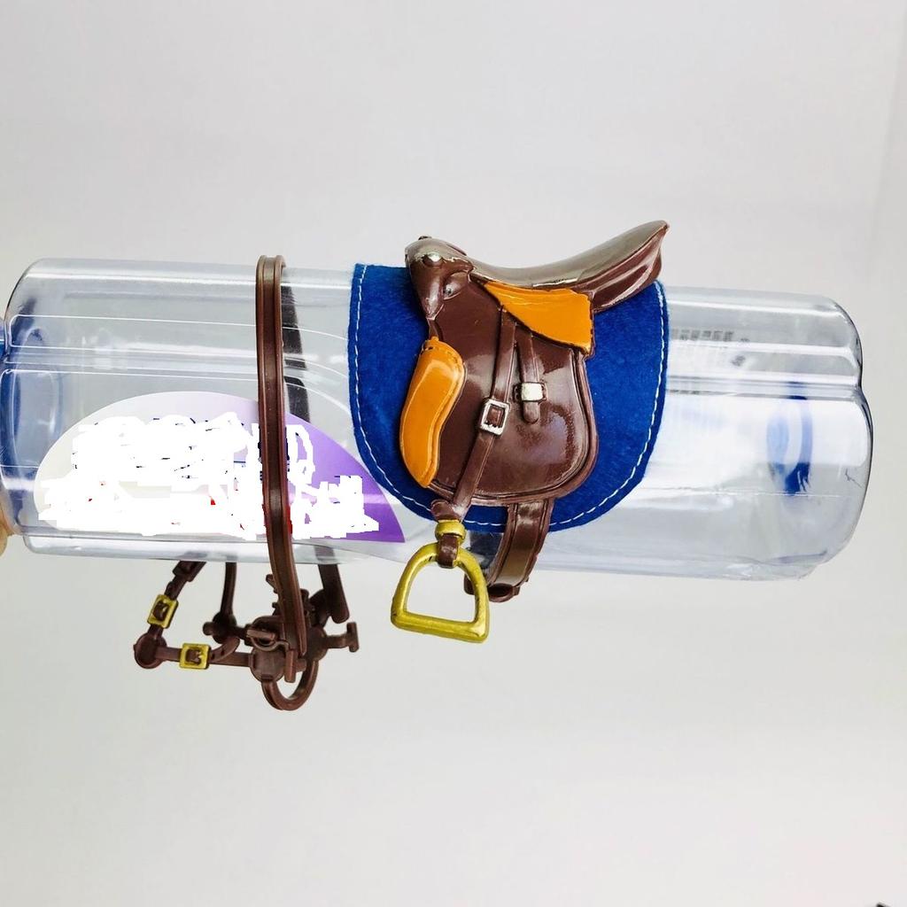 The dollhouse: simulation REINS saddle horse head riding supplies animal props mount model toy dolls