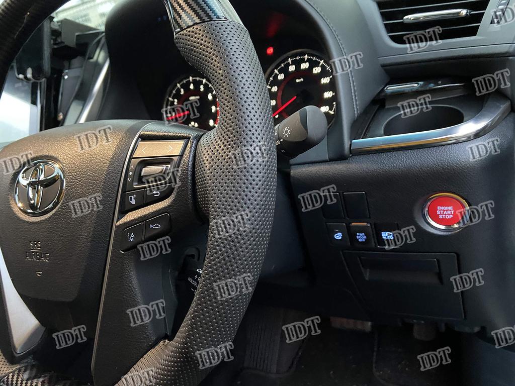 IDT 30 Series Alphard Vellfire Red Push Start Button Genuine Replacement Cover Garnish Interior