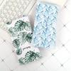 Tragbare PU-Leder Brillen Tasche Floral Print Weiche Aufbewahrungsbeutel Anti-Druck Sonnenbrillen Box Damen