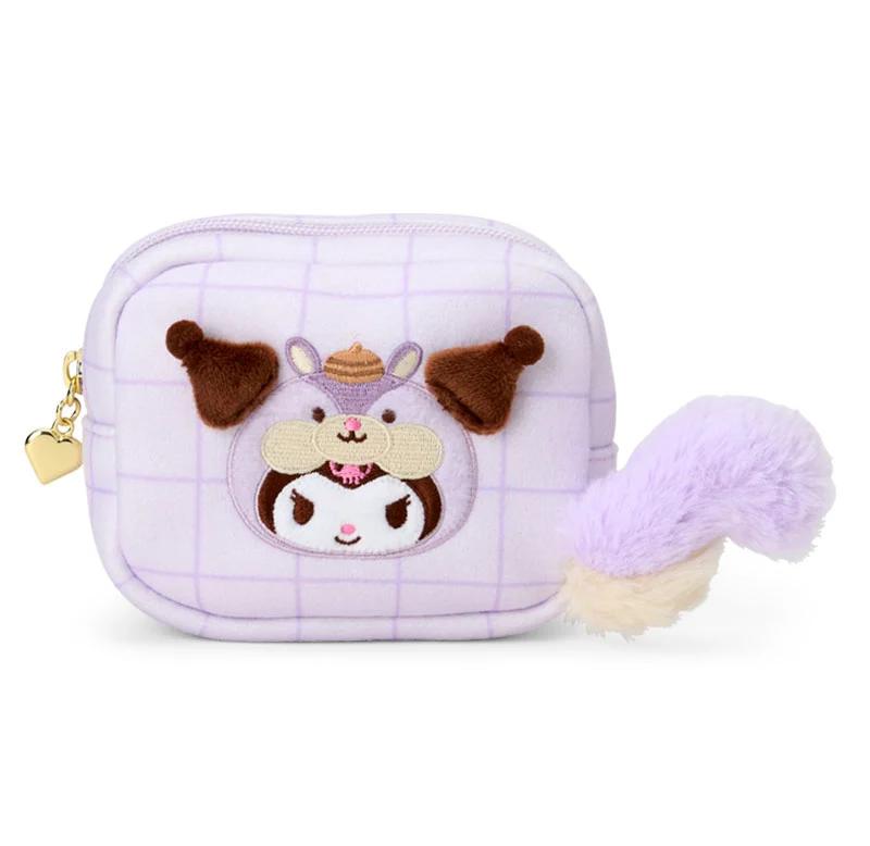 Sanrio KUROMI Pouch (Fluffy Squirrel) Japan NEW Sanrio Characters