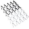 30PCS Metal Trim Panel Spring Clip Replacement for Seat Mii Altea 4A0867276A Car Trim Panel Retaining Clips