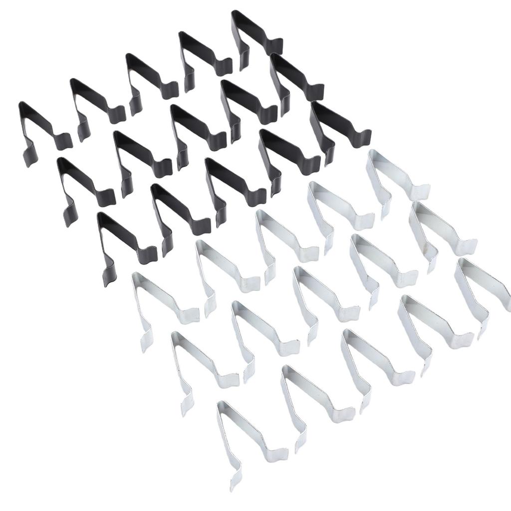 30PCS Metal Trim Panel Spring Clip Replacement for Seat Mii Altea 4A0867276A Car Trim Panel Retaining Clips
