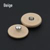 Metal Snap Button with Colored Fabric Cover - High-End Copper Male-Female Hidden Buckle