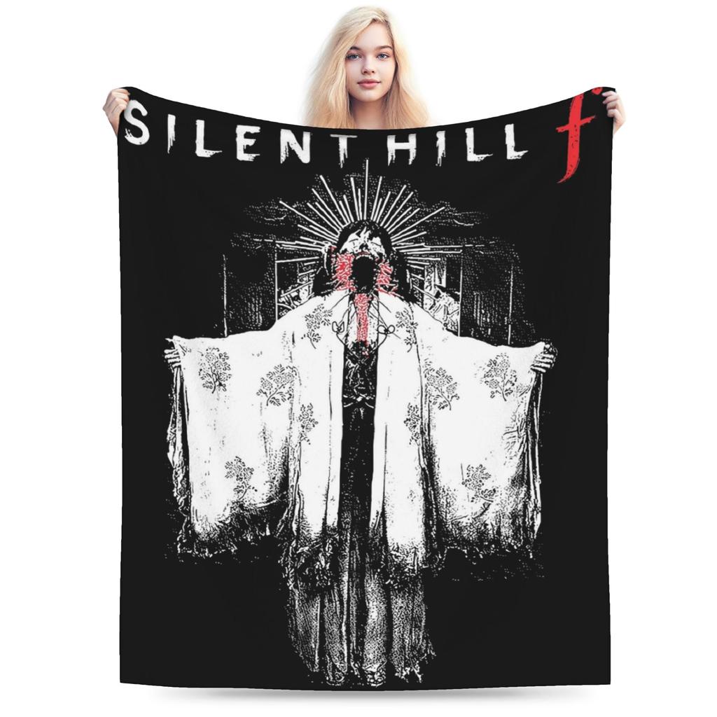 silent hill f horror game 2025 Accessories Blanket Ultra-Soft Fleece Throw Blanket Cozy Bedspread
