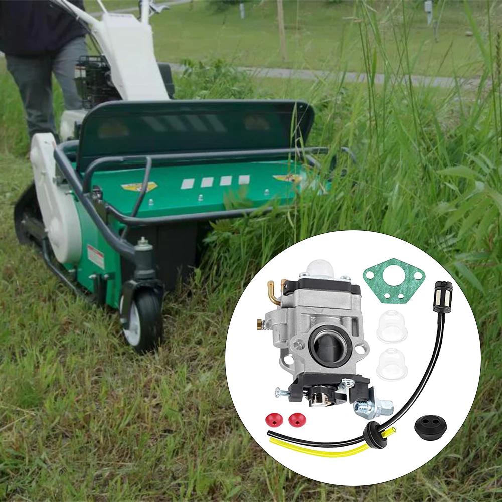 15mm Carburetor W/Gasket For 2-stroke Engine For 50cc 52cc 49cc 47cc 43cc 33cc Lawn Mower Engines Brush Cutter Grass Trimmer