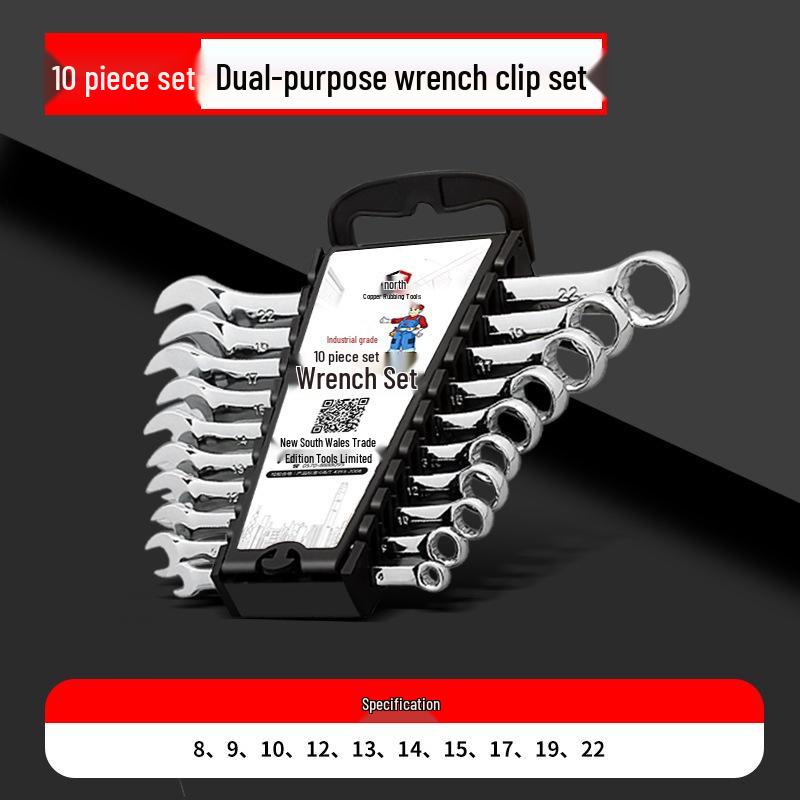 Metryczny zestaw kluczy do nakrętek złącznych podwójnie zakończonych (8-50mm) do naprawy samochodów