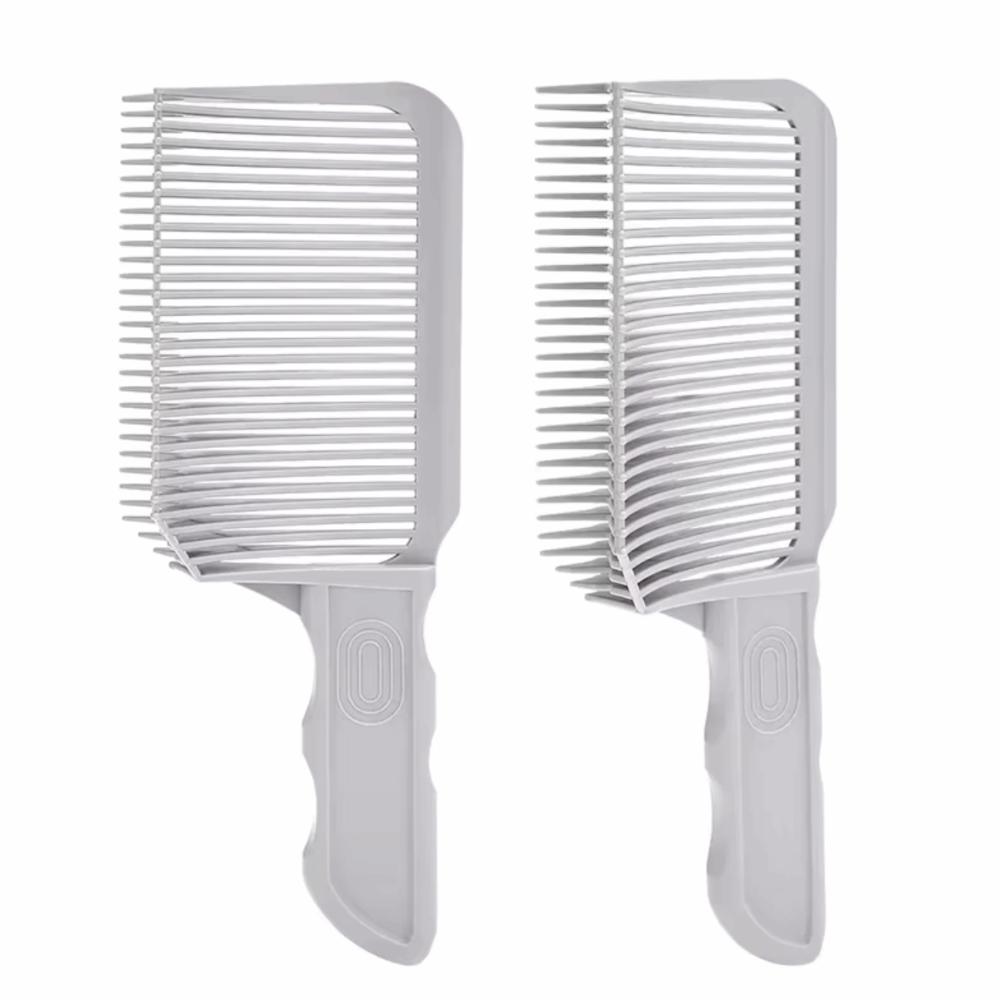 Plastic Fading Comb Heat Resistant Flat Top Hair Cutting Comb Barber Clipper Blending Comb Salon
