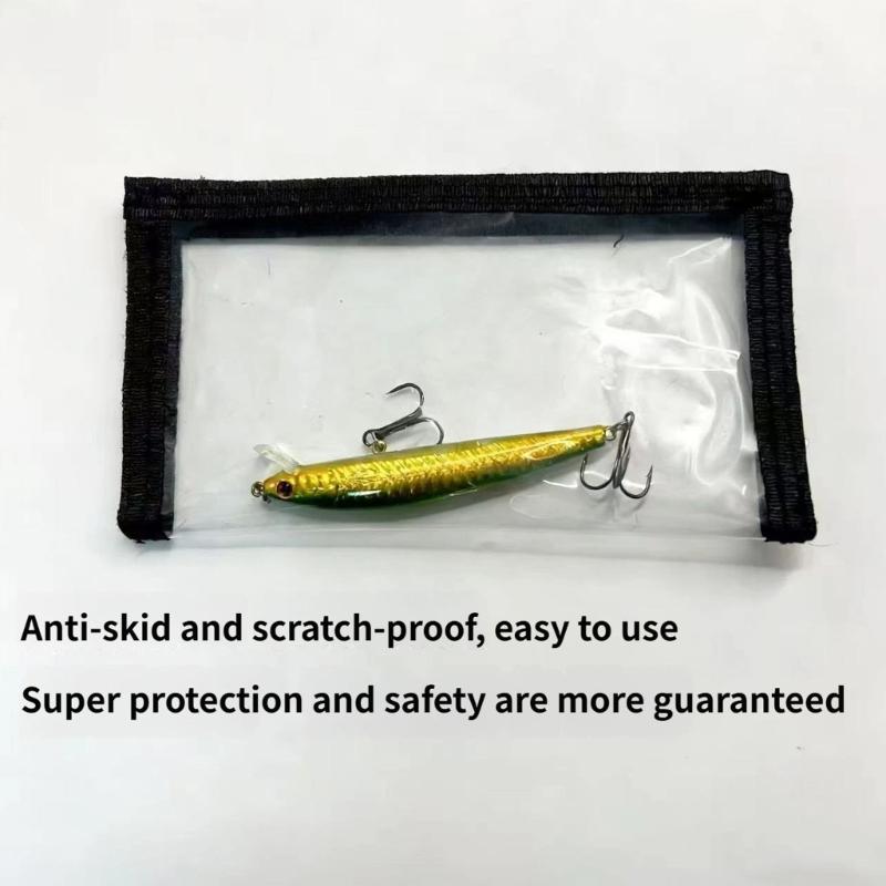 Clear Fishing Baits Organizers Waterproof Lures Storage Bag Fishing Sorting Accessories Storage Bag For Easy Storage