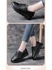 Women's Genuine Leather Retro Wedge Shoes - Comfortable Cowhide Soft Sole, Ideal for Spring and Autumn.