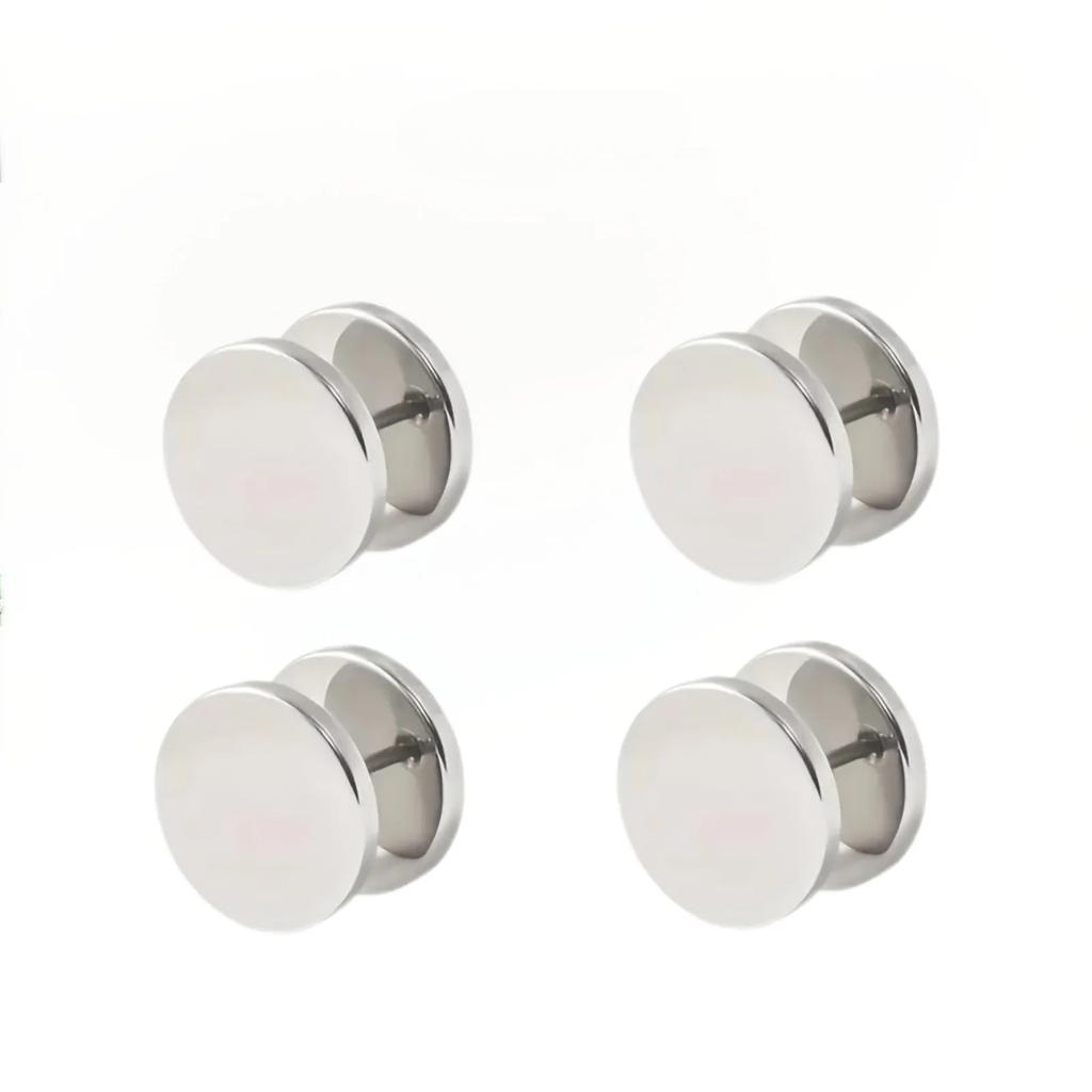 4pcs/set Seamless Spiral Buckle Clip Cuff Fastener for Fashion Buttons On Sweaters Collars Fixing Clip Avoid Wardrobe Malfunction