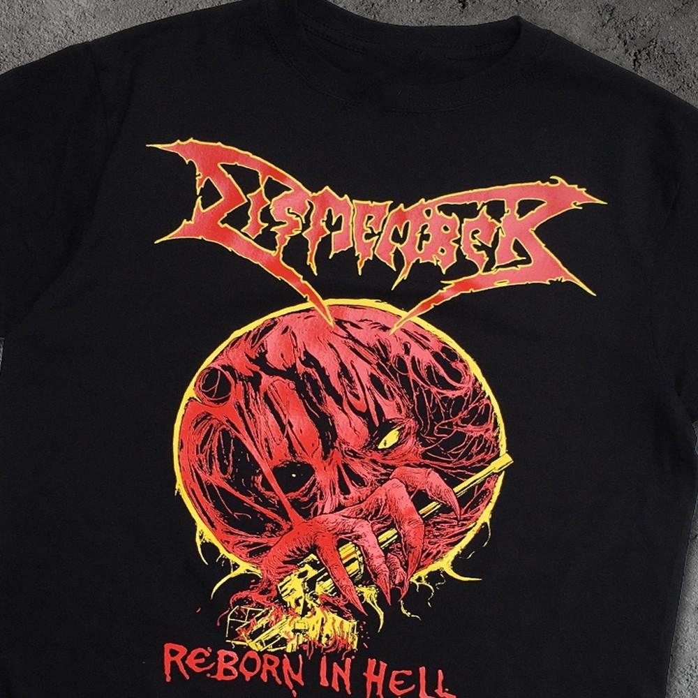 Винтажная черная футболка группы Dismember Унисекс футболка Все размеры от S до 5XL XA945 Унисекс футболка XXXXL