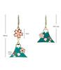 Shop Cherry Japanese Metal Light Made In Japan Acc26 E Fuji Sakura G [Jewelry M] Women's Earrings, Non-hole, Resin, Mt. Fuji, Blossoms, Pattern,