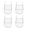 Animal Barrier Fence Iron Sturdy Decorative Outdoor Dog Fence Border for Garden Yard