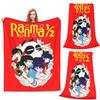 Ranma 12 Saotome Schweinemädchen Decke Flanell Sofa Überwurfdecke Super Weich für Couch Bettwäsche Outdoor Decken Tagesdecke Steppdecke