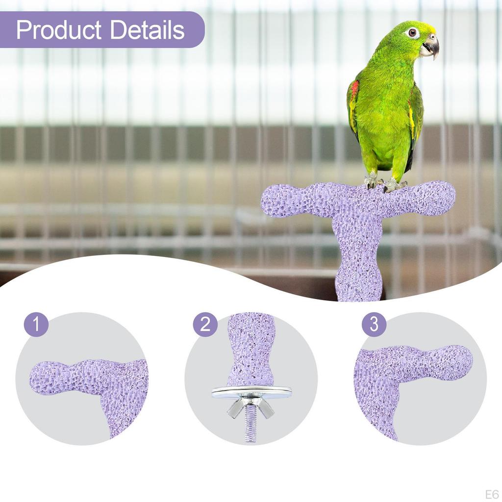 Vogel Sitzständer Käfig Stehend Papagei Pfote Kanarienvögel Papageien Kleine Vögel Wellensittiche