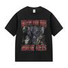 Whatever Daddy Wants Daddy Gets Funny Wolf Meme Tee Shirt Men's Vintage Gothic Short Sleeve Cotton T-shirts Unisex Streetwear