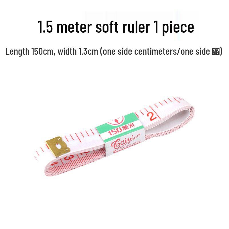 

3m Soft Leather Measuring Tape for Body and Tailor Use - Ideal for Waist, Size, and Weight Tracking 1 piece