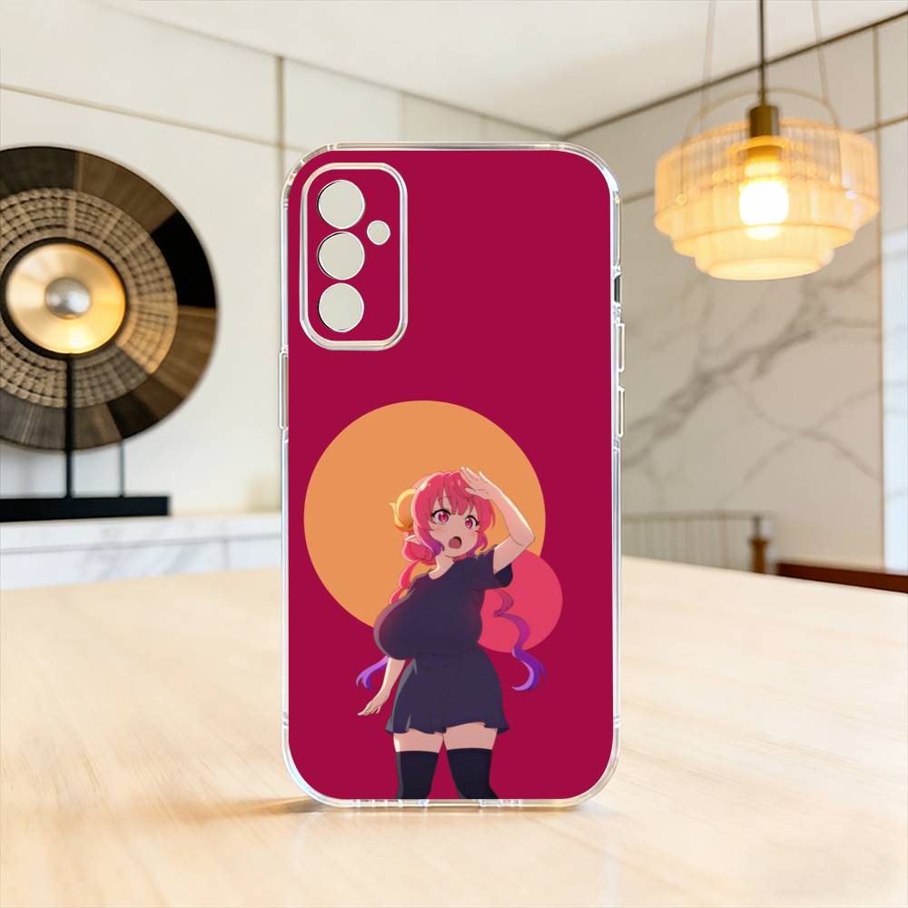D-Dragon Maid Tohru Ilulu Phone Case For SamsungA10,12,20,21S,30,31,40,50,51,52,70,71 Transparent Cover Samsung a40