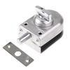 Glass Door Floor Lock Single Bolt Keyless Anti-Theft Locks Door Slide for Latch