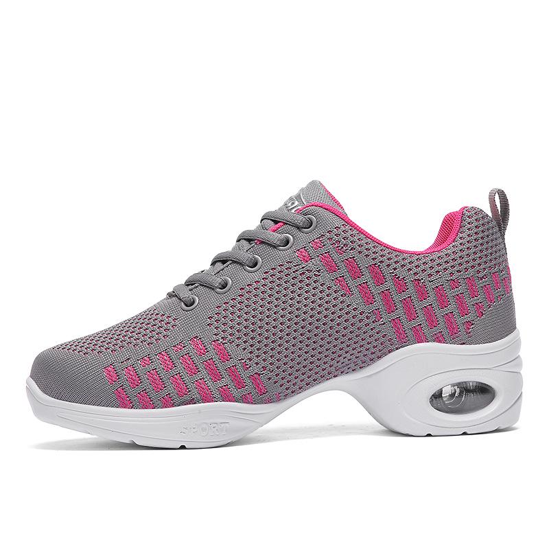 Fashion Sneakers Dance Shoes for Women ing Woven Mesh Comfortable Modern Jazz Dancing Shoes Girls Ladies Outdoor Sports Shoes