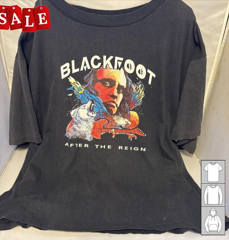 

New Blackfoot After the Reign Single Stitch Band Unisex All Size Shirt LL622 Unisex T-Shirt XL