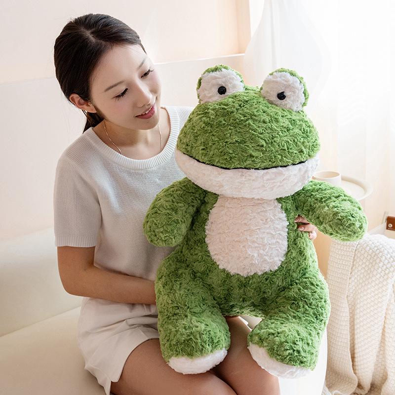 Adorable Frog Plush Toy - Sleep Pillow & Living Room Decor for Girls