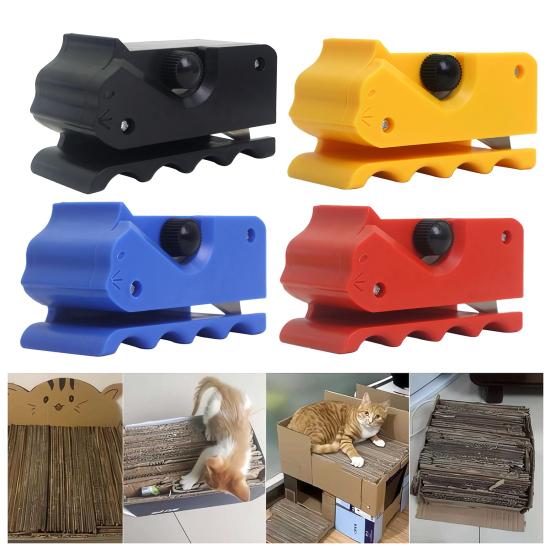 Cat Scratcher Cardboard Cutter Heavy Duty Portable DIY Cat Scratcher Cardboard Strip Handheld Cutting Tools Cat Lovers Gift