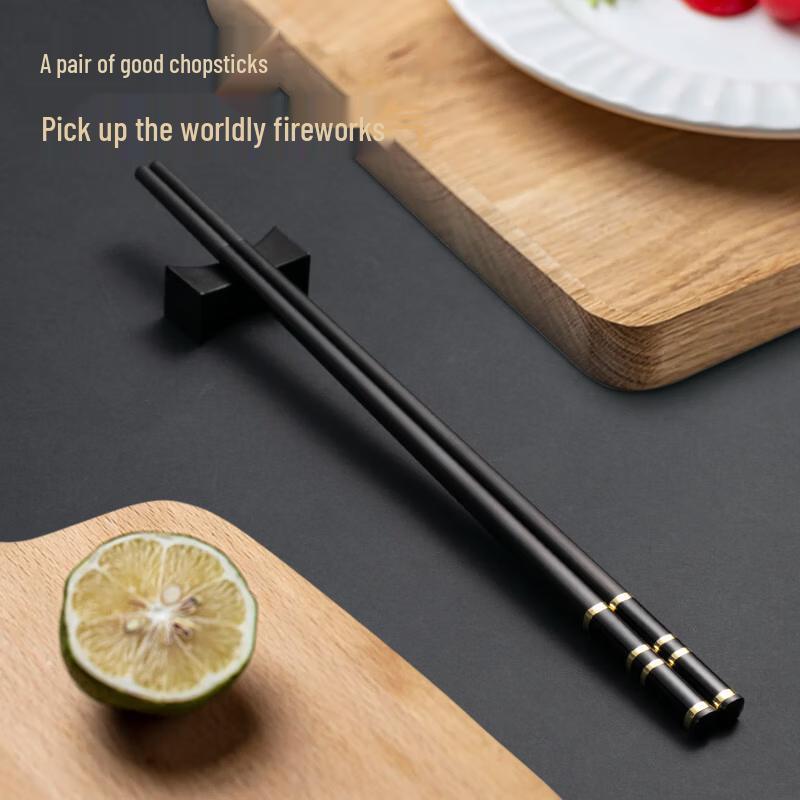 Jie Xiang Jia Food-Grade PPS & Alloy Chopsticks Set