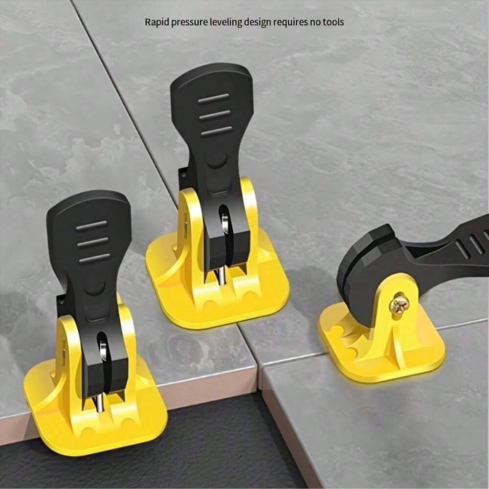 Multisize Tile Leveling Kit (1-3mm) - 100PCS Reusable Spacer Clips for Ceramic Floor Installation