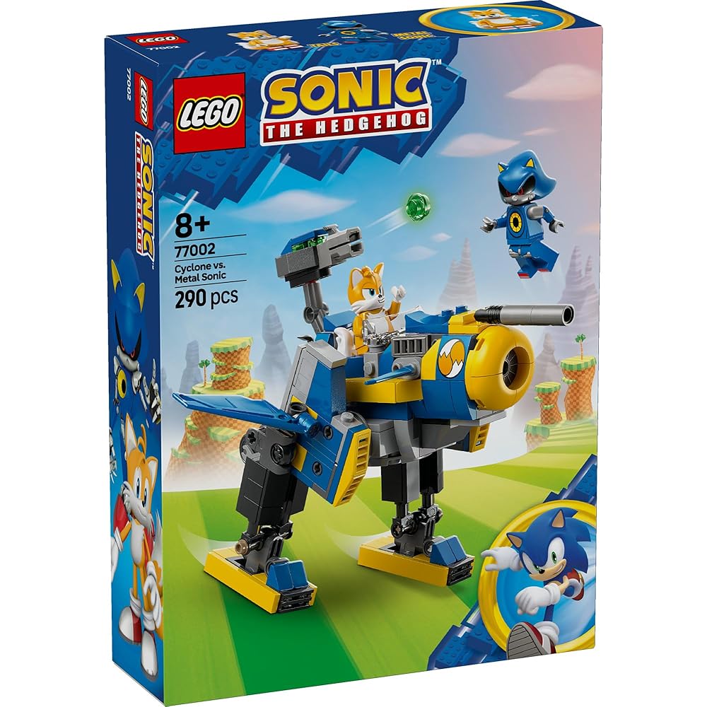 LEGO Sonic the Hedgehog Cyclone vs Metal Sonic Building Toy Set for Kids Ages 8-10