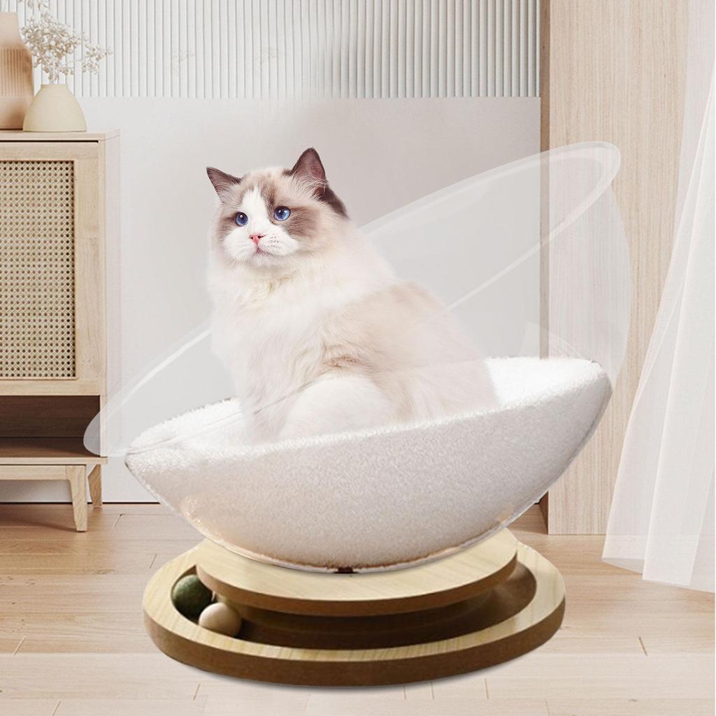 Half capsule cat bed, cat house, hammock, activity center ,, stable cat