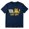 Funny Cat GPT Graphic Tshirt Unisex Women Clothing Fashion Vintage Tshirts Summer Cotton Casual Oversized Short Sleeve T Shirts