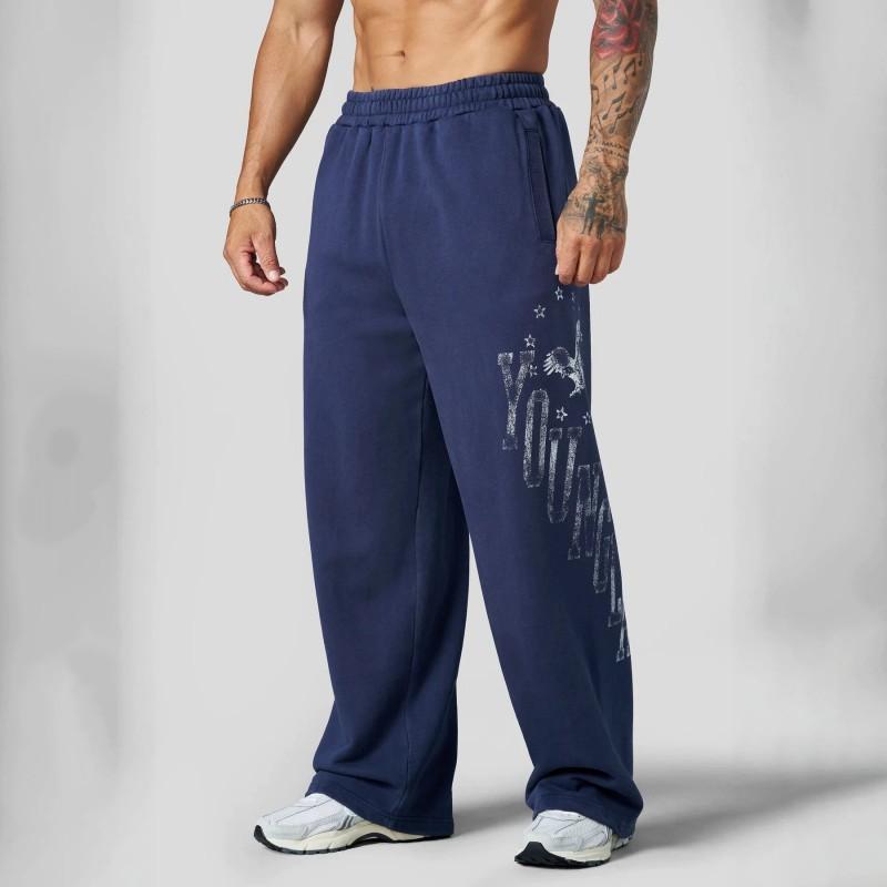 Youngla Herren Locker Gerade Hosen Baumwolle Sportlich Fitnessstudio Training Hosen