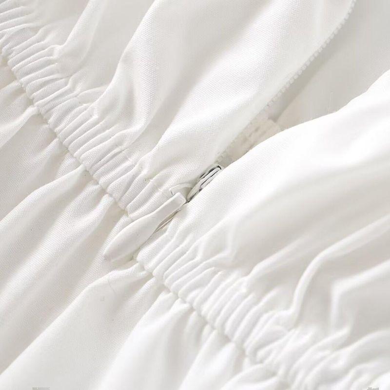 Kaslead New Arrival Women's Clothing Fashion Style Fashion Minimalist Chest Bows Dress