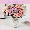 Flower Simulation Rose Dining Table Living Room Decoration Props Fake Flowers