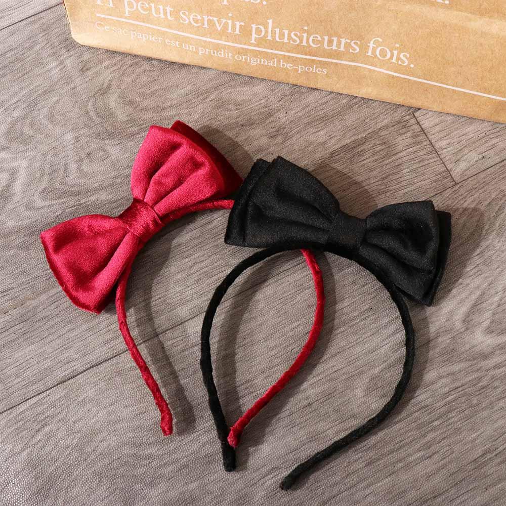 Hair Accessories Gift Sweet Decoration Children Hair Band Princess Hair Hoop Velvet Bow Hair Band