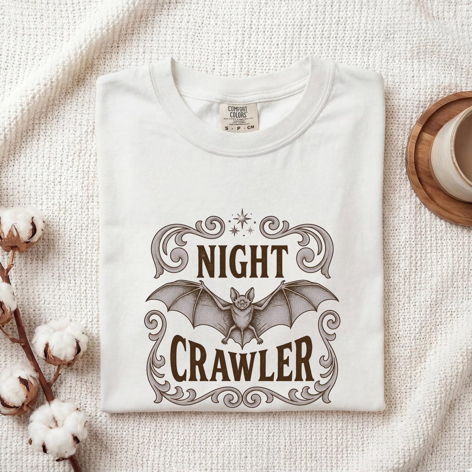 Bat Shirt Cottagecore Macabre Gift Women Distressed Tee Bat T-Shirt Homebody Fan Vintage Tshirt Dark Graphic Line Art Star Tshirt S