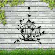 Vogelkäfig Metall Wandkunst Hausdekoration Einzigartig Einweihung Geburtstag Girlande Für Kaminsims Außen Dekorationen Jardineria