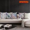 2D Pastel Star Print Decorative Throw Pillow Covers** Pattern Cushion Cover Suitable For Sofa Bedroom Car Pillow Cover